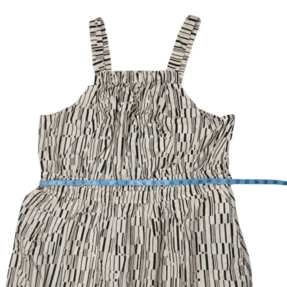 Anthropologie The Somerset Maxi Dress: Poplin Halter Edition Neutral Pattern 3X - Picture 8 of 14